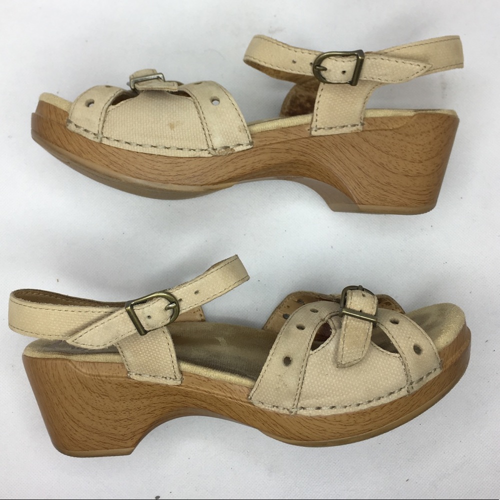 Dansko Size 38 Open Toe Sandals Clogs - Picture 4 of 7